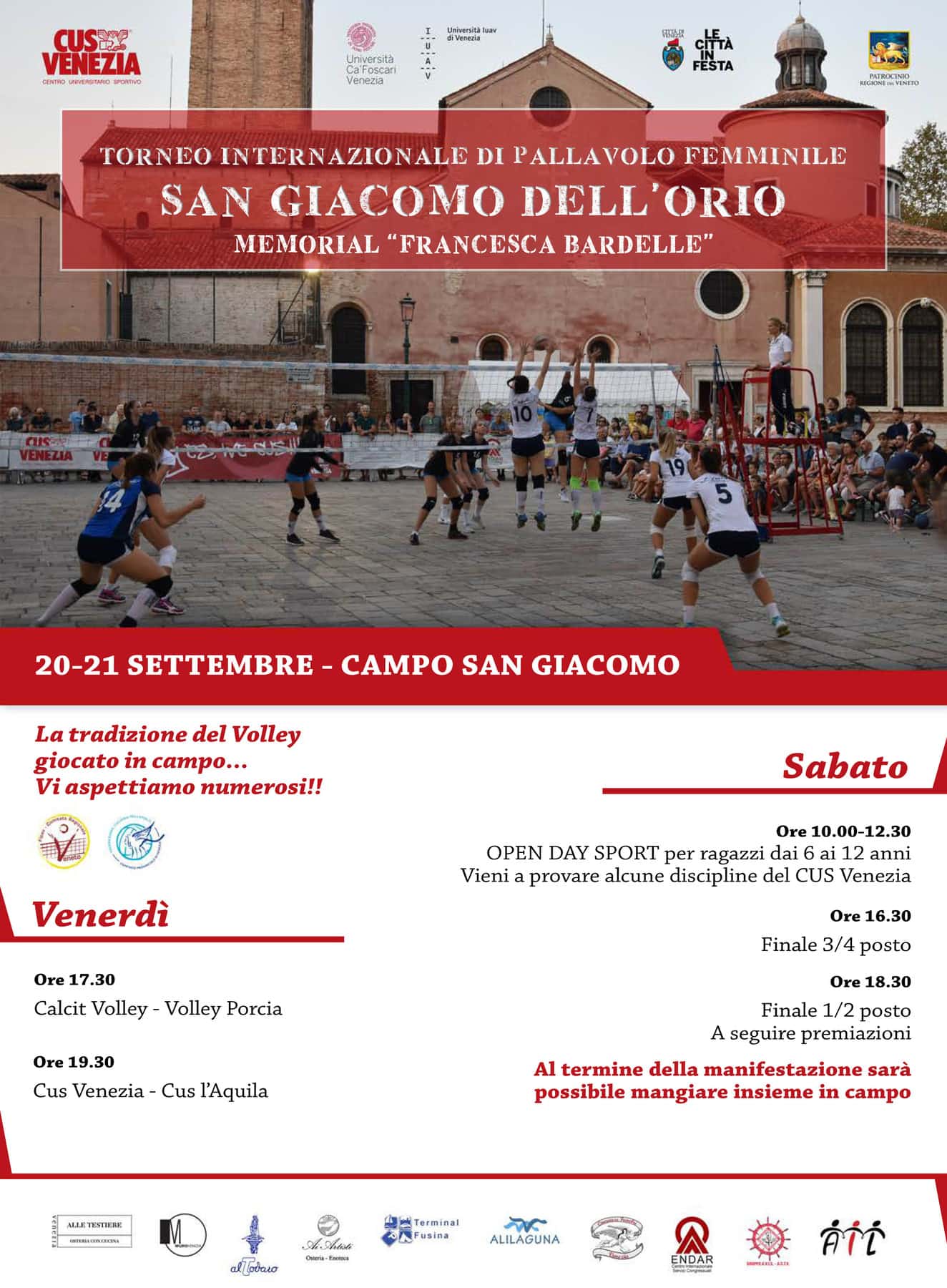 Torneo Internazionale di pallavolo San Giacomo dell’Orio