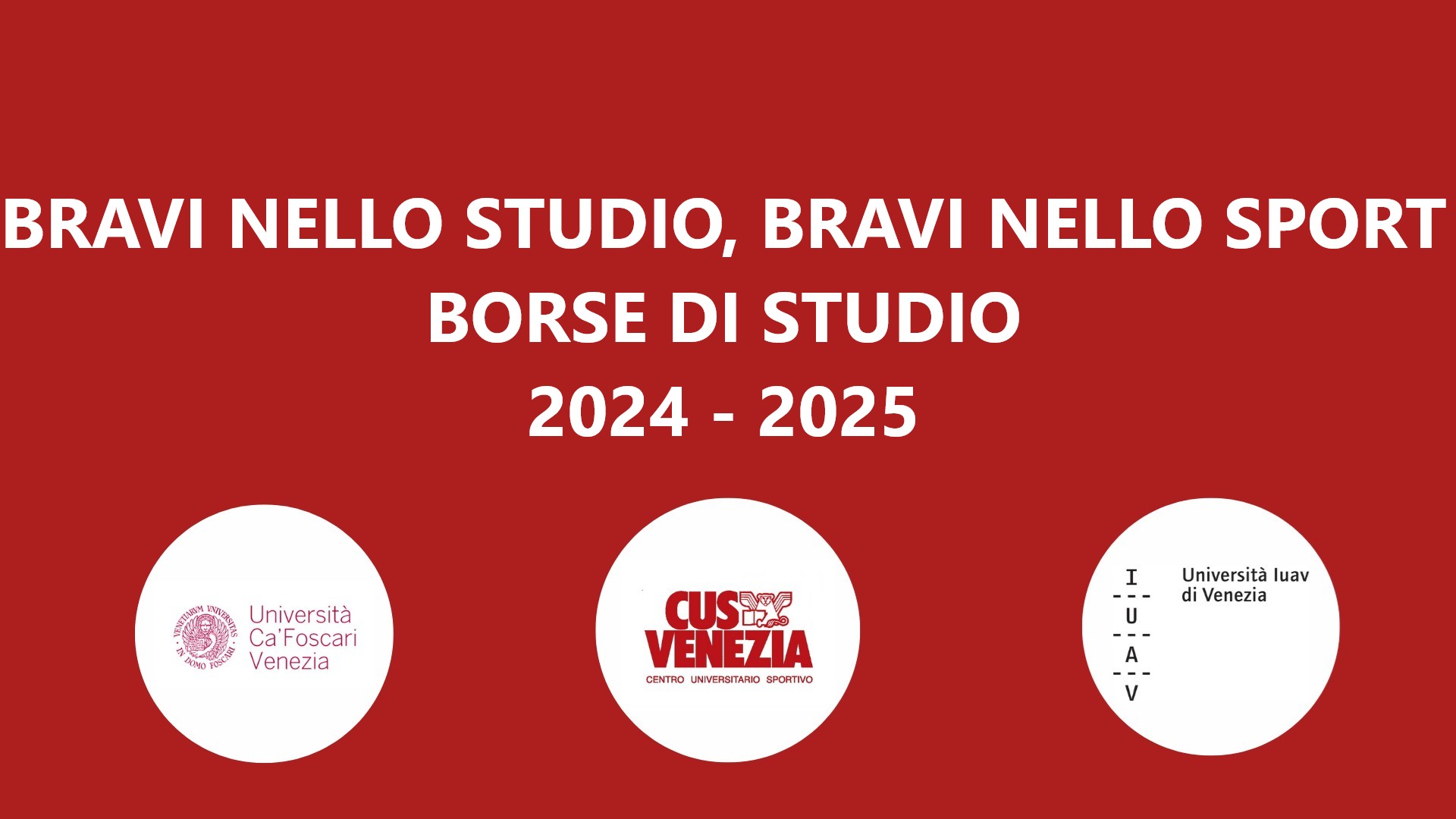 Assegnazione Borse di Studio 2024-2025