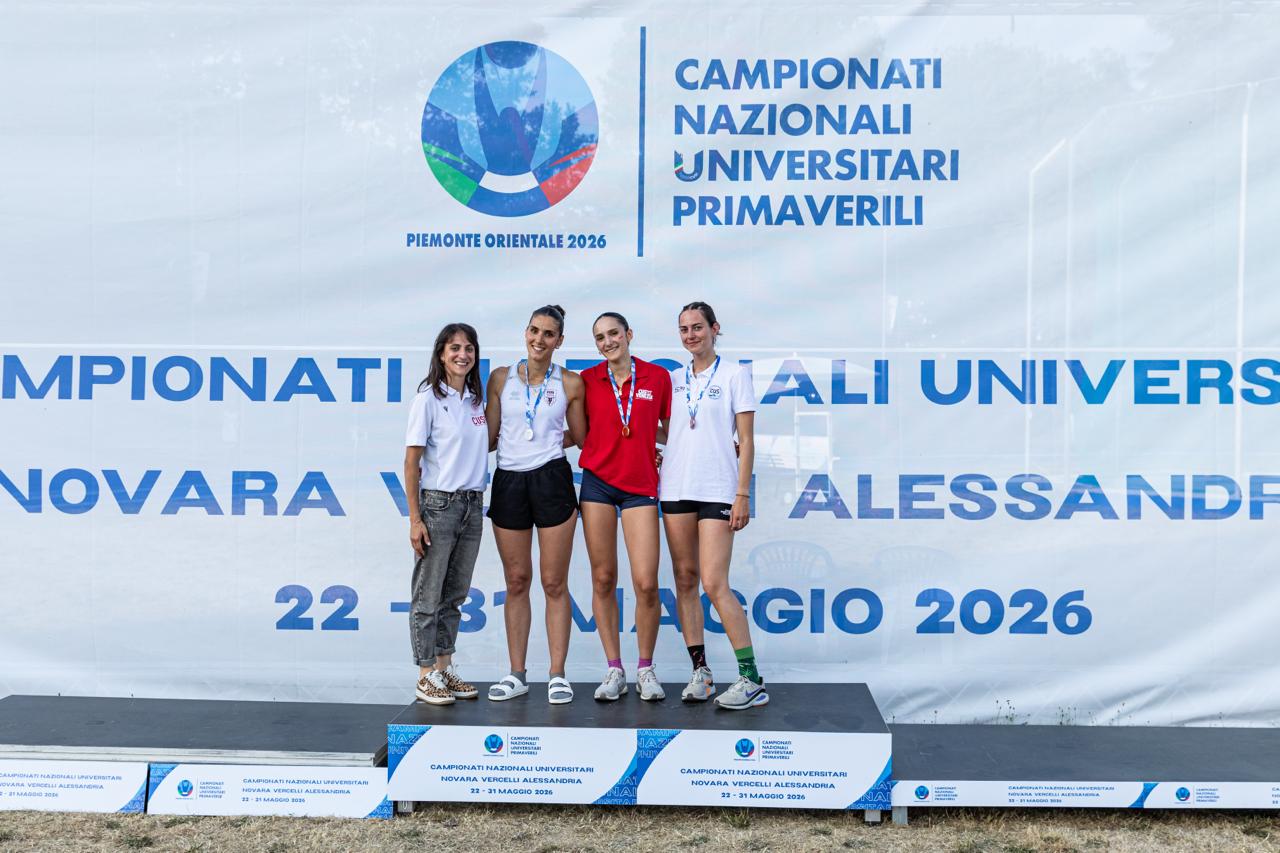 OTTIMI RISULTATI E GRANDE SPIRITO DI SQUADRA PER IL CUS VENEZIA AI CNU 2026 Medaglia d’oro nel triplo per Giorgia Galiazzo